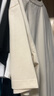 杰克·琼斯（JACK&JONES）25年男装T恤男夏季T恤舒适男士短袖凉感多色上衣纯色水洗不易走形 沙灰色C13 XL 185 实拍图