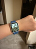 Apple/苹果 Watch SE 智能手表GPS款40毫米银色铝金属表壳丹宁色运动型表带M/L MXF23CH/B 实拍图
