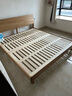 原始原素实木床主卧大床双人床水曲柳多功能斜靠大板床高体1.8米x2米P5012 实拍图