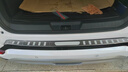 贺洛汽车专用不锈钢后备箱护板改装饰件后杠防刮保护贴尾箱门槛防护条 留言车型+年款【外置后护板】银 实拍图