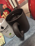金镶玉 宜兴紫砂杯原矿紫泥雕刻大容量水杯茶具办公杯山水泡茶杯±450ml 实拍图