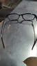 镜视帮新款眼镜男女通用防蓝光看手机电脑护眼无度数平光镜潮 升级版【黑色】 无度数防蓝光 实拍图