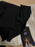 NASA GISS重磅260g纯棉短袖t恤男纯色圆领厚实不透纯白打底衫男女体恤上衣 黑色 M 体重110-130斤 实拍图