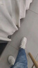 斯凯奇小白熊|透气情侣增高厚底百搭小白鞋女复古休闲老爹鞋男运动鞋 实拍图