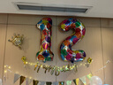 多美忆生日场景布置生日气球装饰男孩女孩儿童周岁金色年华+灯生日快乐 实拍图