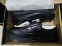 芭芭鸭儿童皮鞋男童黑色英伦风演出鞋校园软底单鞋XD-BG35823 黑色 42码 实拍图