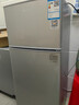 华宝小冰箱小型家用出租房用冷藏冷冻两用一级能效节能省电迷你宿舍寝室办公室二门电冰箱 一级能效-126L银色-三天约一度电 实拍图