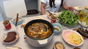美的（Midea）电煮锅 电火锅 宿舍小电锅 电热锅 3L多功能多用途锅煮煎炒锅泡面锅 HGE2510 【国家补贴】 实拍图