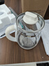 美的（Midea）家用养生壶 1.5L全自动玻璃烧水壶 多段保温电热水壶 一体恒温煮茶壶 轻音柔声炖煮智能预约 升级新品【玻璃壶盖】YS15P202 1.5L 实拍图
