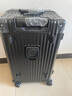狄斯顿保罗行李箱大容量30英寸超大号结实耐用合金硬壳密码箱出国托运旅行箱 黑色【加厚加深铝框+全封闭干湿内衬】 24英寸  【USB+杯架+挂钩+支架】 实拍图
