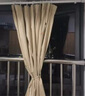 铭聚布艺（MINGJU）窗帘 全遮光窗帘成品窗帘布遮阳帘 涤塔夫奶油挂钩式2.0*1.6单片 实拍图