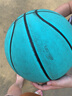 儿童耐磨篮球5号小学生4号幼儿园五号中考专用6号成人室外篮球 加强版4号/马卡龙蓝 PU签名篮球 打气筒+网兜+气针 实拍图