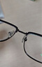 帕森（PARZIN）光学眼镜架 范丞丞同款轻盈钛腿复古眉框商务眼镜 可配近视 68105 实拍图
