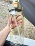 运动水杯子大容量装水壶塑料冷水凉水壶水瓶凉水杯壶健身便携防烫 绿色【活动专享】2.0L 大容量畅饮 实拍图