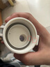 希乐Tritan塑料杯男运动水瓶女高颜值户外杯子便携带滤网 雪球白680ml 实拍图