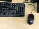 罗技（Logitech）MK121P(MK120)有线键鼠套装 鼠标键盘套装108键全尺寸 商用办公电脑（K120键盘+M110鼠标） 实拍图