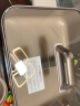 美的（Midea）【国家补贴】钛陶0氟多功能锅超薄速沸电火锅不锈钢蒸锅鸳鸯火锅专用锅蒸煮一体煎烤料理锅332266S 实拍图