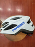 永久山地车骑行安全帽 男女山地公路自行车骑行帽骑行装备安全帽 X2303 皓月白 实拍图