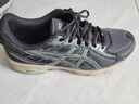 亚瑟士ASICS男鞋女鞋舒适运动鞋耐磨透气越野慢跑鞋 GEL-VENTURE 6 黑灰色(男款） 42 实拍图