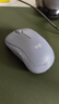 罗技（Logitech）M221 轻音鼠标 无线鼠标 办公鼠标 对称鼠标 带无线微型接收器 雾霭蓝 实拍图