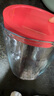 Ocuisine法国进口耐热玻璃杯带盖量杯刻度牛奶杯高硼硅玻璃微波炉玻璃量杯 量杯有盖500ml+1000ml1只 实拍图