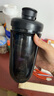 贝瑟斯摇摇杯运动健身水杯蛋白粉搅拌杯奶昔杯子代餐杯瑶瑶杯680ML黑色 实拍图