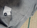 丝光棉100纯棉短袖T恤男士翻领纯色230g夏季新款百搭Polo衫上衣 浅灰色 M 170/88A 实拍图