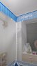 九洲鹿蚊帐 防摔蚊帐免拼接蚊帐架1.8x2米床全底家用【A类加密帐纱】 实拍图
