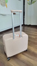 米熙高颜值登机箱小行李箱女拉杆箱子旅行箱密码箱18英寸淡山茱萸粉36 实拍图