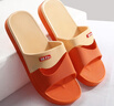 回力拖鞋女夏外穿时尚外出厚底耐磨浴室洗澡防滑居家夏季凉拖鞋女士 橙色 37 【适合36码的脚穿】 实拍图