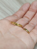 中国黄金（CHINA GOLD）黄金碎碎冰戒指男女足金素圈指环固口情侣对戒520礼物送老婆女友 碎碎冰戒指 圈号14【国金礼盒】 约1g 实拍图