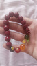 朱砂红手串情侣款本命年新款转运珠紫金砂伴生矿石手链 招财貔貅五路财神12mm手串 实拍图
