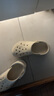 卡骆驰crocs洞洞鞋贝雅卡骆班轻便耐磨一脚蹬休闲鞋|205089 冬日白/彩色-1LI 40 (250mm) 实拍图