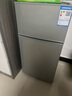 新飞 FRESTEC冰箱小型租房用 一级能效冷 藏冷冻两用1-2人家用小冰箱 出租房双门电冰箱办公室两门 25年升级 76A128LS一级能效【带净味盒】银 实拍图