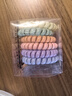 优家UPLUS多巴胺色头绳发圈发绳高弹无痕皮筋扎头发6根电话线发圈 实拍图
