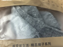 毕亚兹一次性袜子抗菌出差旅行日抛袜男女通用中筒丢丢袜旅游神器灰色 实拍图