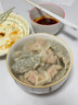 必品阁紫菜虾仁王饺子350g 约10只 早点夜宵 速食 水饺蒸饺虾饺 实拍图