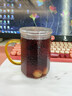 雅集筑茗玻璃茶杯茶水分离玻璃杯带盖带玻璃内胆办公家用耐热泡茶杯 实拍图