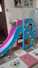 帮宝智 儿童室内家用大滑滑梯加高加长宝宝生日礼物3-10岁益智玩具大滑梯 加高加长跑道 粉蓝加高护栏滑梯 实拍图