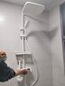 九牧王 JOMOW智能花洒淋浴花洒套装全铜恒温增压喷头家用浴室卫生间花洒 （雅白）四挡智能数显恒温版 实拍图