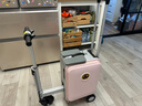 Airwheel爱尔威电动行李箱智能拉杆箱可骑行载人登机箱代步20英寸旅行箱 SL豪华版-粉轻至6.8公斤 实拍图