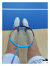 李宁（LI-NING）羽毛球拍全碳素单拍锋影系列超轻5U进阶训练比赛拍白色 已穿线 实拍图
