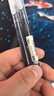 得力(deli)拔帽直液式中性笔 0.5mm全针管走珠笔大容量速干考试笔学生刷题笔 黑色5支S856-5 实拍图