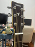 雅马哈（YAMAHA）FG830/FG850/FS830/FS850吉他初学者民谣单板学生木吉他电箱琴 FG830 原木亮光-41英寸原声款 实拍图