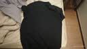 霞湖世家80支t恤液氨新疆长绒棉7A抗菌防蚊短袖167A XL  B版光板-黑色  实拍图