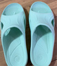 科柔科柔专利防滑拖鞋男女夏季室内宽松透气家居孕妇老人浴室防臭拖 薄荷曼波 37-38 (240mm) 实拍图