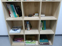 微微听雨全实木书架落地家用长高书柜置物架靠墙柜子储物柜组合收纳格子柜 【全实木】双层加深12格180cm 实拍图