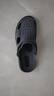 越南橡胶凉鞋男款透气夏季运动外穿包头沙滩拖鞋开车柔软舒 灰黑 44 实拍图