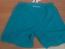 【可放手机】冰丝速干运动短裤跑步三分裤情侣款沙滩裤短裤运动裤 湖蓝+西瓜红 XL （推荐125-140斤） 实拍图