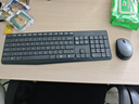 罗技（Logitech）MK235 键鼠套装 无线键鼠套装 办公键鼠套装  防泼溅防指纹 全尺寸 带无线2.4G接收器 黑 实拍图